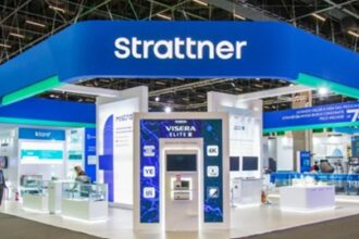 Estande da Strattner na Hospitalar 2026- F29