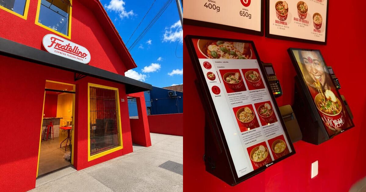 Fratellino usa o fast food express para ter clientes satisfeitos com uma loja compacta, cardápio curto e produção centralizada fora do ponto de venda.