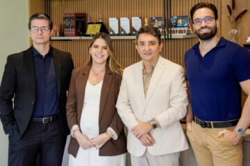 João Dornelles, Luana Borges, Eduardo Gomes de Matos e Eduardo Hamdan