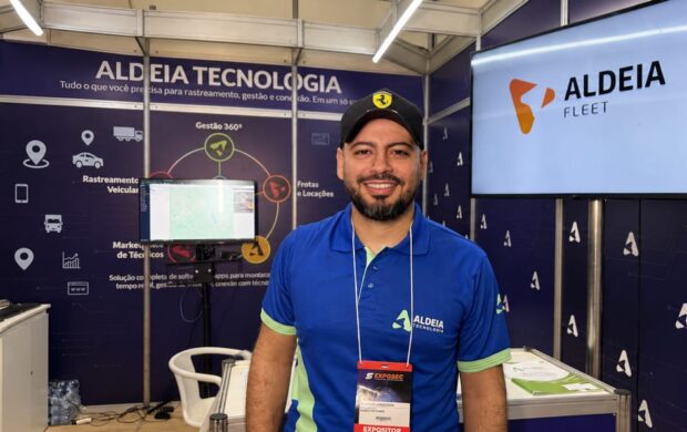 Aldeia Tecnologia apresentou seu ecossistema de rastreamento veicular na Exposec 2026.